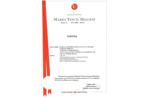 Marka Tescil Belgesi